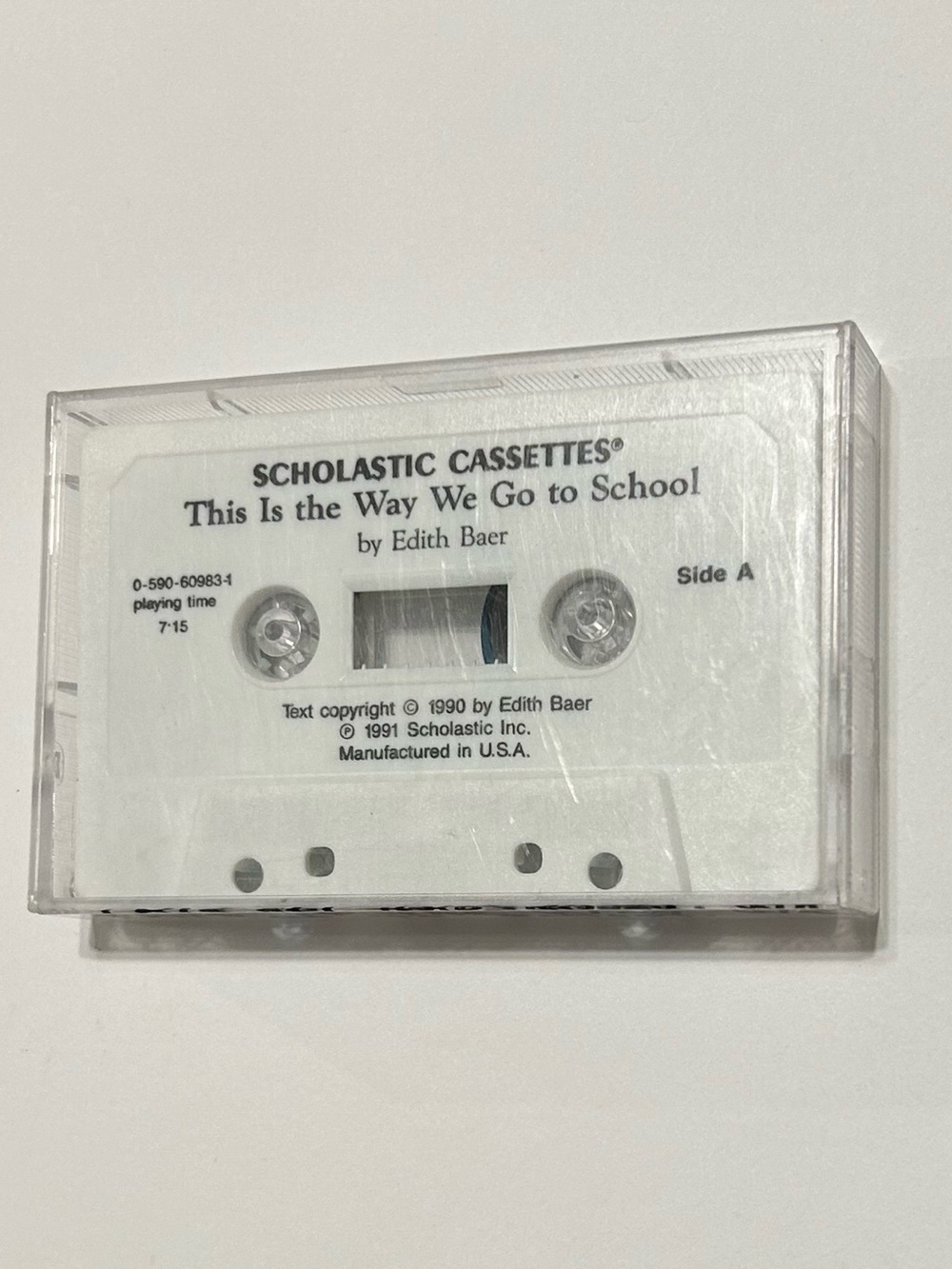 Scholastic Cassettes This Is the Way We Go to School